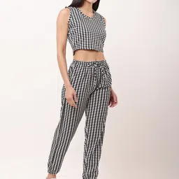 Moda Rapido Printed Round Neck Top With Trousers Co-Ords image 4