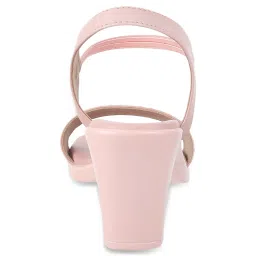 Metro Women's Pink Ankle Strap Sandals image 5