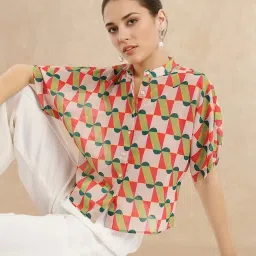 RAREISM Multi Cotton Blend Printed Short Sleeves Shirt image 1