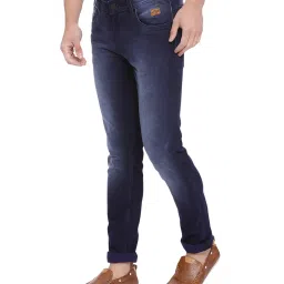 Basics Navy Super Skinny Fit Low Rise Jeans image 3