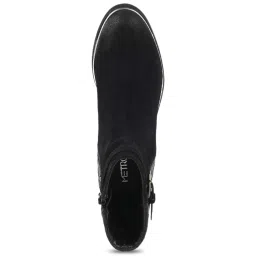 Metro Women's Black Casual Booties image 3