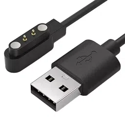 KP Smartwatch 2 Pin Magnetic USB Cable 45 cm Black for W26 /W26+, syma117 ()-picture-19