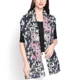 Style Quotient Blue Printed Scarves image 1