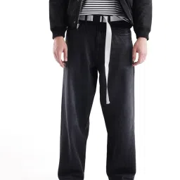 Rare Rabbit Grey Comfort Fit Solid Jeans image 1