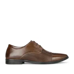 Bata Men's MAC Brown Derby Shoes image 1