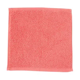 Maspar Peach Orange 550 GSM Cotton Face Towel - Set of 4 image 2