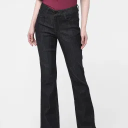 Vero Moda Black Bootcut Jeans image 1