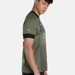 Puma Green Regular Fit Printed Jersey image 4