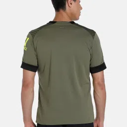 Puma Green Regular Fit Printed Jersey image 2