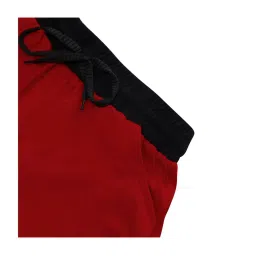 Chimprala Kids Red Solid Shorts image 3