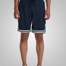 Shop The Arena Navy NBA Basketball Performance Shorts image 1
