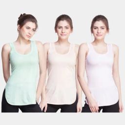 Dollar Missy Assorted Cotton Camisole - Pack of 3-picture-16