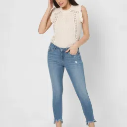 Vero Moda Blue Skinny Fit Jeans image 4