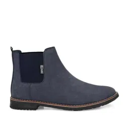 El Paso Men's Blue Chelsea Boots-picture-40