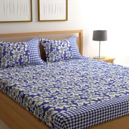 Romee Multicolor Cotton 144 TC Bed Sheet Set-image-18