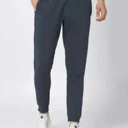 Van Heusen Blue Slim Fit Joggers-image-43