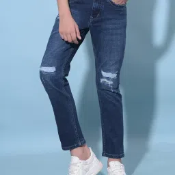 Crimsoune Club Kids Blue Distressed Jeans image 1