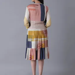 W Multicolor Printed Maxi Dress image 2