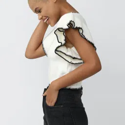 Forever 21 Off White Sweater image 3