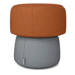 Godrej Interio Toggle Flame Brown Plywood Pouf (1 Year Warranty) image 1