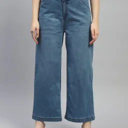 Monte Carlo Light Blue Cotton Relaxed Fit Low Rise Jeans image 1