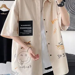 StyleCast Men Boxy Opaque Printed Casual Shirt-picture-19