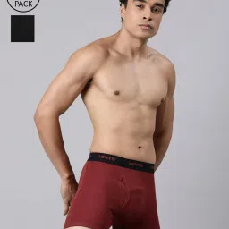 Levi's Multicolor Cotton Solid Trunks Pack of 2 image 1