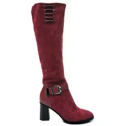 Ronnie Grey Women's Maroon Casual Booties image 1