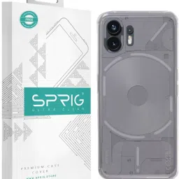 Sprig Transparent Back Cover for Nothing Phone 2 (Transparent) image 1