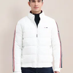 U.S. Polo Assn. White Regular Fit Quilted Jacket image 1