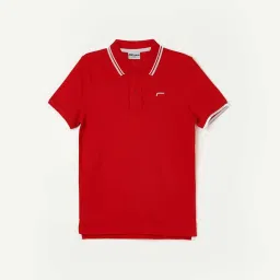 Fame Forever by Lifestyle Kids Red Cotton Regular Fit Polo T-Shirt image 1