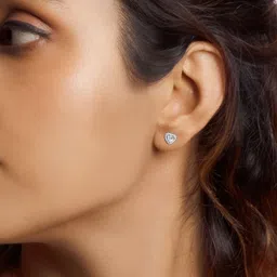 GIVA Heart Shaped Studs Earrings image 2