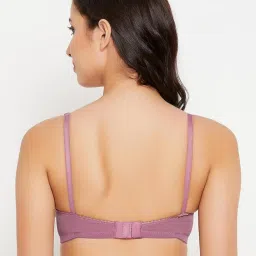 Clovia Navy Printed Non-padded Bra image 2