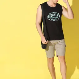 WOOSTRO Men Pack Of 2 Printed Combo Cotton Inner vests image 2