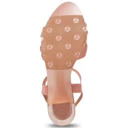 Metro Women's Pink Ankle Strap Sandals image 4