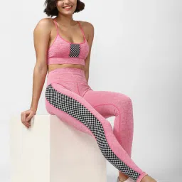 Forever 21 Pink Textured Tights image 4