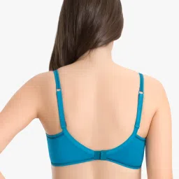 Every De by Amante Mykonos Blue Non Padded Non Wired Full Coverage Bra image 2