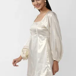 Forever 21 Beige Square Neck Playsuit image 3