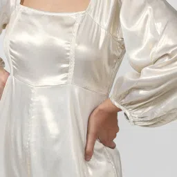 Forever 21 Beige Square Neck Playsuit image 5