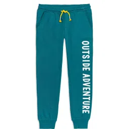 H by Hamleys Boys Green Printed Joggers image 1