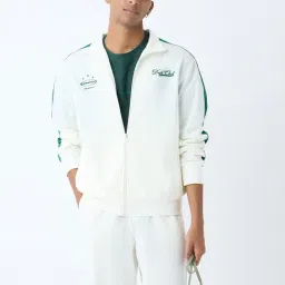 nuon men Nuon by Westside White Typographic Relaxed-Fit Jacket-picture-40