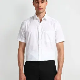 Arrow White Cotton Regular Fit Texture Shirt-picture-18