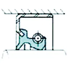 NOK φ60x90 mm TB2 Type Nitrile Rubber Oil Seal, TB2 60 90 14 image 3