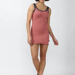 Forever 21 Pink Cotton Bodycon Dress image 4