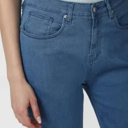 FOREVER 21 WOMEN MID WAIST SLIM FIT ANKLE LENGTH JEANS image 5