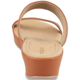 Mochi Women's Tan Casual Wedges image 5