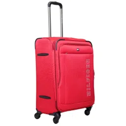 Tommy Hilfiger Bravo Red 4 Wheel Medium Soft Cabin Trolley   - 43 cm image 3