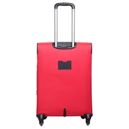 Tommy Hilfiger Bravo Red 4 Wheel Medium Soft Cabin Trolley   - 43 cm image 4