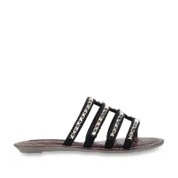 Catwalk Women's Gothic Black Casual Sandals image 2