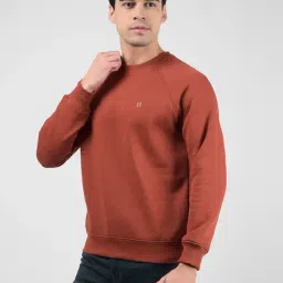 Numero Uno Rust Regular Fit Printed Sweatshirt image 3